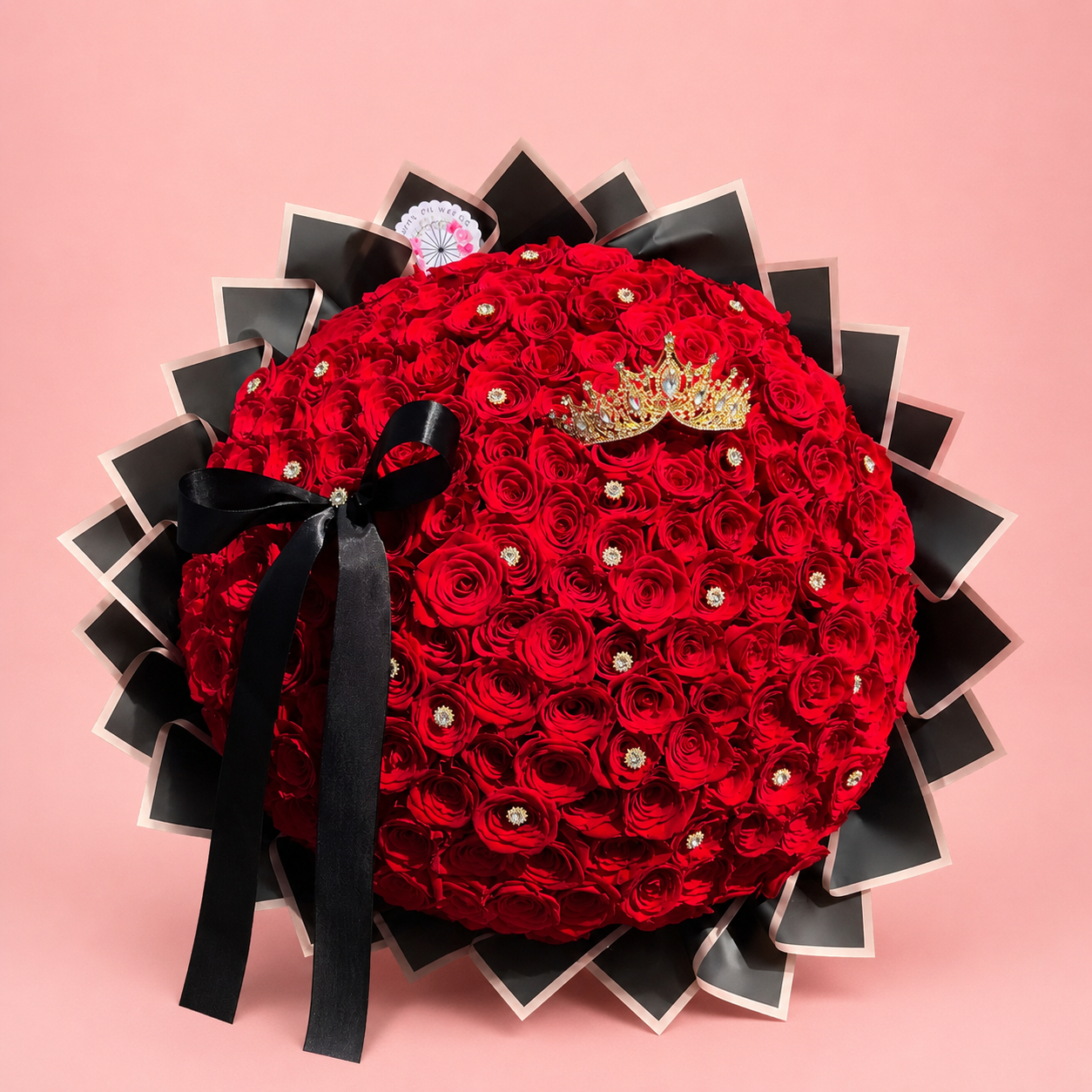 Sparkling Red Rose Bouquet